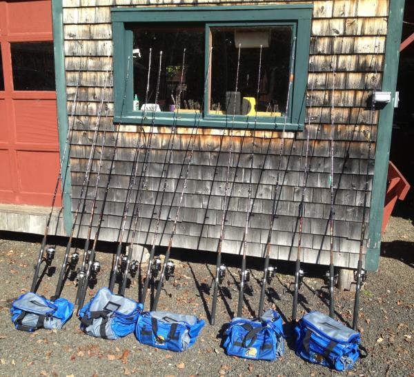 Fishing rods and tackle