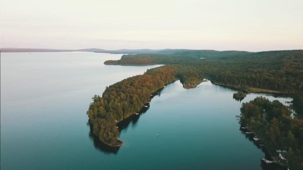 Overhead Lake view